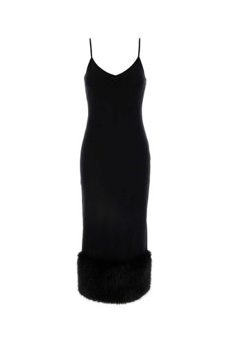 Prada Black Jersey Dress - Prada - Modalova