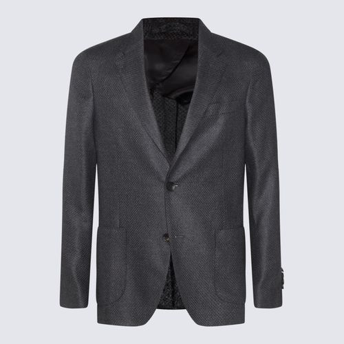 Lardini Grey Wool Blazer - Lardini - Modalova