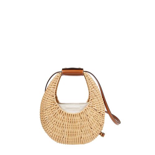 Moon Mini Woven Top Handle Bag - STAUD - Modalova