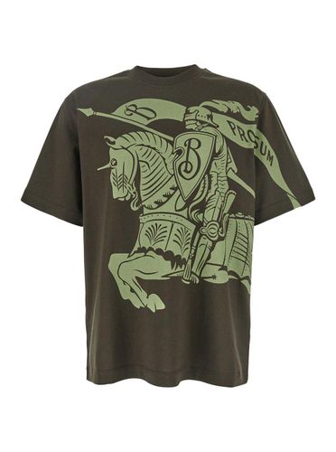 Equestrian Knight Printed Crewneck T-shirt - Burberry - Modalova