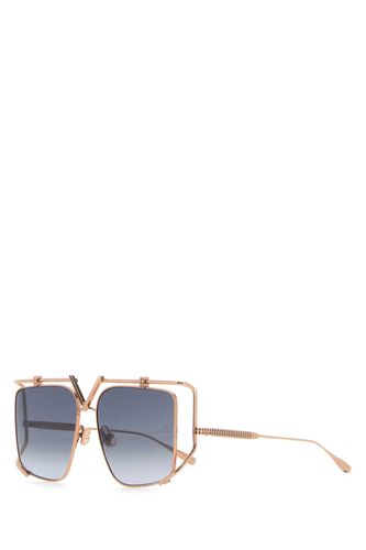 Gold Metal V-light Sunglasses - Valentino Garavani - Modalova