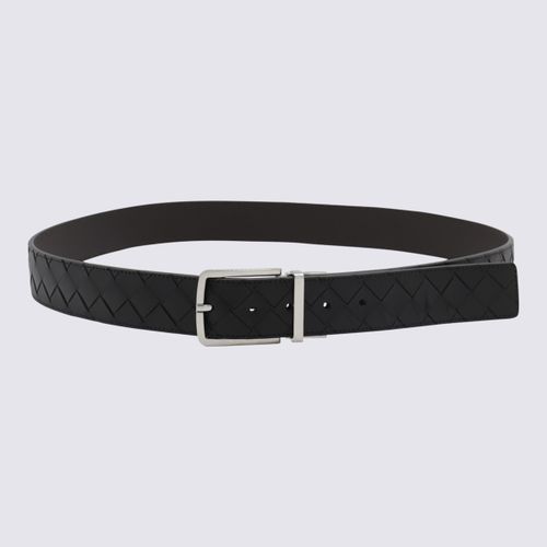 And Silver Leather Belt - Bottega Veneta - Modalova