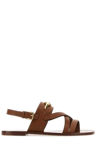 Garavani Vlogo Leather Sandals - Valentino Garavani - Modalova