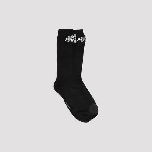 Flower Crystal Emblem Ankle Socks - Simone Rocha - Modalova