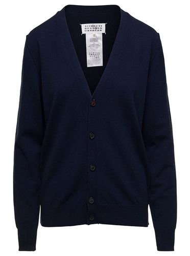 Oversized Cardigan With Buttons In Cashmere Woman - Maison Margiela - Modalova