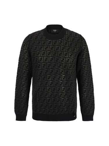 Embroidered Wool Blend Sweater - Fendi - Modalova