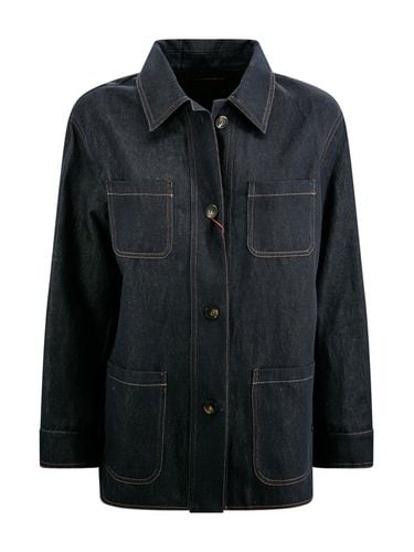 Buttoned Long-sleeved Jacket - Max Mara Studio - Modalova