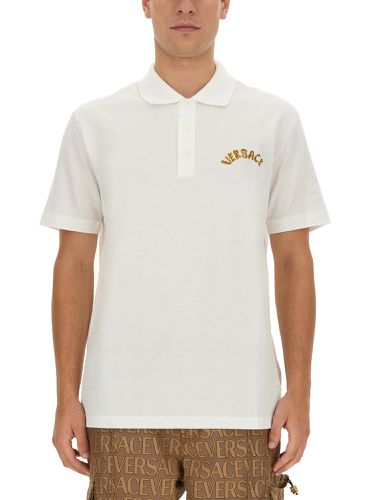 Versace Cotton Polo Shirt - Versace - Modalova