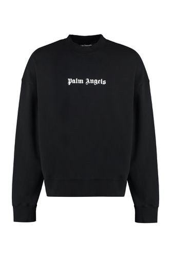 Cotton Crew-neck Sweatshirt - Palm Angels - Modalova