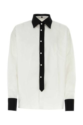 Prada White Poplin Oversize Shirt - Prada - Modalova