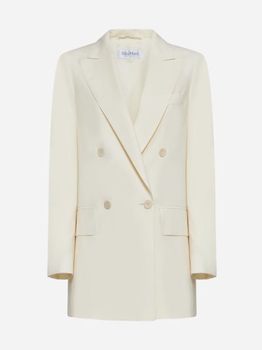 Elegia Double-breasted Wool Blazer - Max Mara - Modalova