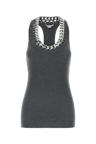 Grey Stretch Wool Blend Top - Stella McCartney - Modalova