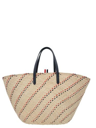 Rwb-stripe Top Handle Bag - Thom Browne - Modalova