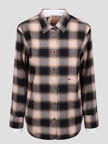 Double-layered Shirt With Check Pattern - N.21 - Modalova