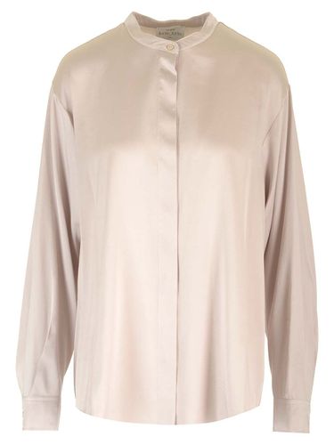 Forte_Forte Stretch Heavy Satin Silk Collar Shirt Perla - Forte Forte - Modalova