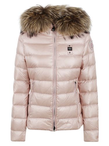 Blauer Fur Hooded Padded Jacket - Blauer - Modalova