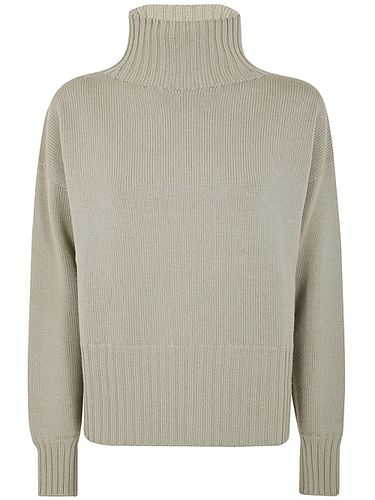 Long Sleeves Turtle Neck Oversized Sweater - Drumohr - Modalova