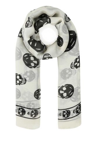 Printed Silk Foulard - Alexander McQueen - Modalova