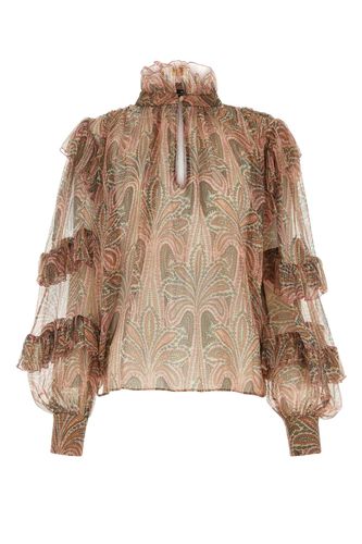 Etro Printed Crepe Blouse - Etro - Modalova