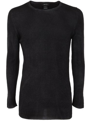 Reversible Round Neck Pullover - Avant Toi - Modalova