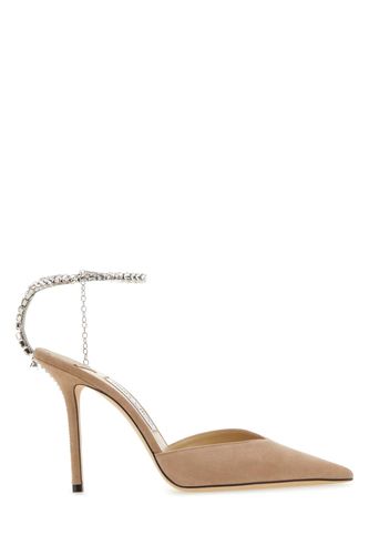 Skin Pink Suede Saeda 100 Pumps - Jimmy Choo - Modalova