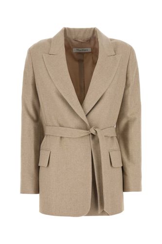 Cappuccino Wool Blend Randers Blazer - Max Mara - Modalova