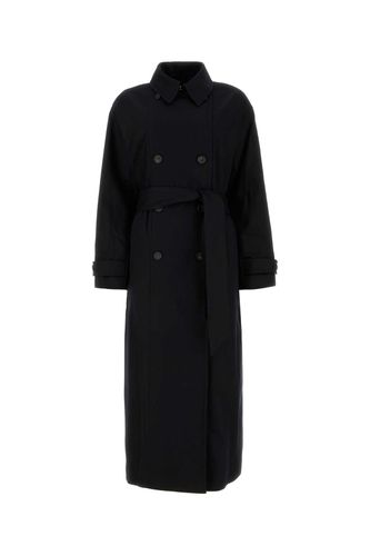 A. P.C. Black Cotton Blend Trench Coat - A.P.C. - Modalova