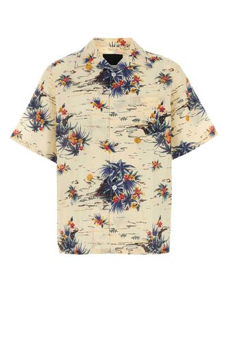 Prada Printed Cotton Shirt - Prada - Modalova