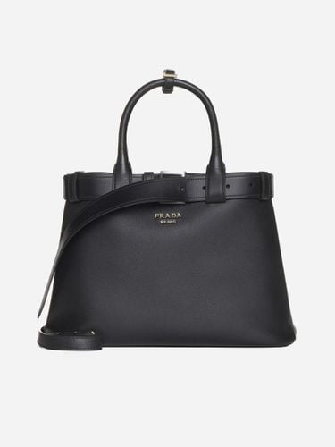 Prada Buckle Leather Tote Bag - Prada - Modalova