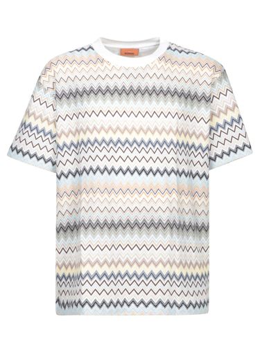 Missoni Mm Zigzag White T-shirt - Missoni - Modalova