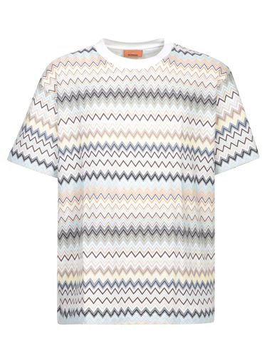 Zigzag Crewneck Knitted T-shirt - Missoni - Modalova