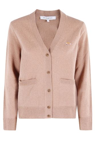 Baby Fox Lambswool Boxy Cardigan - Maison Kitsuné - Modalova