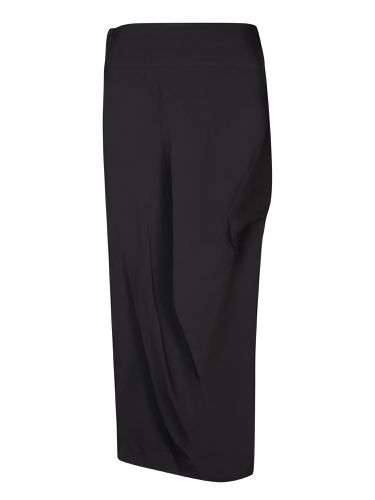 Issey Miyake Draped Black Skirt - Issey Miyake - Modalova