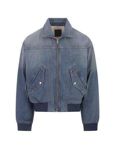 Medium Denim Bomber Jacket - Givenchy - Modalova