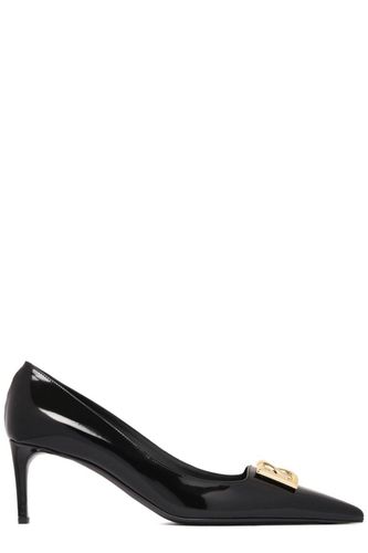 Logo Plaque Pointed Toe Pumps - Dolce & Gabbana - Modalova