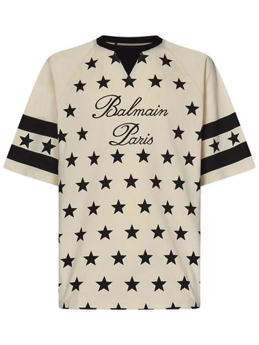 Paris Signature Star T-shirt - Balmain - Modalova