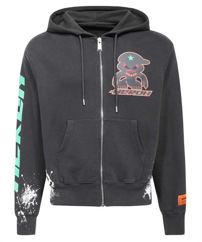 Cotton Full Zip Hoodie - HERON PRESTON - Modalova