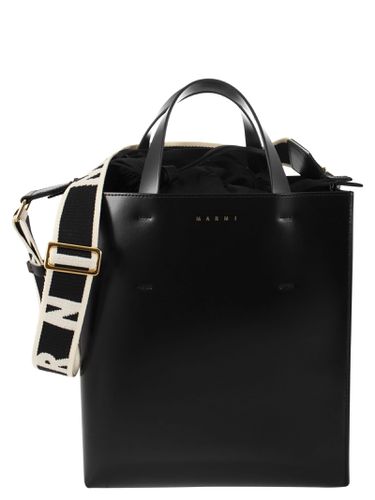 Marni Small museo Black Leather Bag - Marni - Modalova