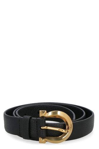 Ferragamo Grainy Leather Belt - Ferragamo - Modalova