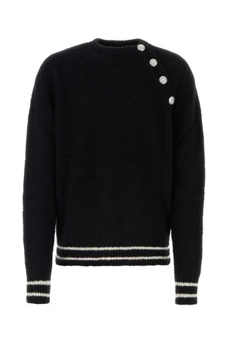 Balmain Black Wool Blend Sweater - Balmain - Modalova