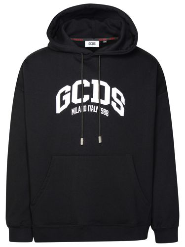 GCDS Black Cotton Sweatshirt - GCDS - Modalova