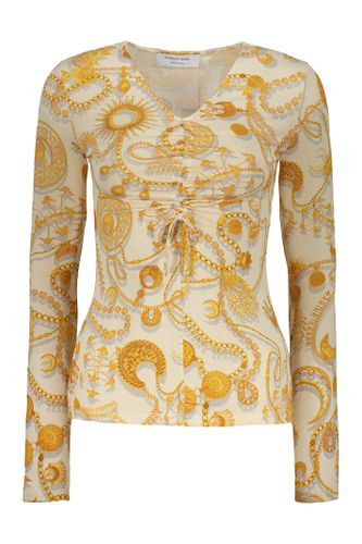 Printed Long-sleeve Top - Marine Serre - Modalova