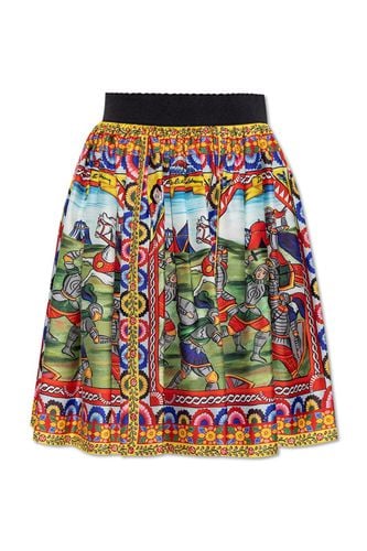 Carretto Patterned Mini Skirt - Dolce & Gabbana - Modalova