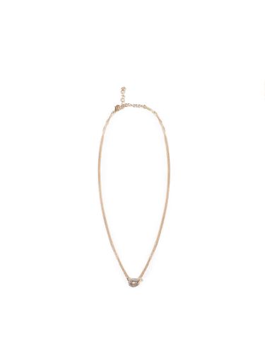 Ferragamo Gancini Pavè Necklace - Ferragamo - Modalova