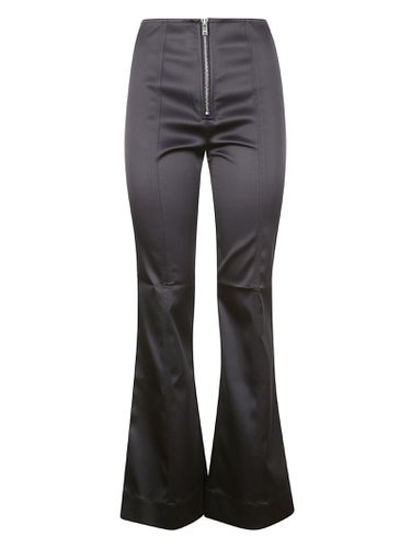 Ganni Double Satin Flared Pants - Ganni - Modalova