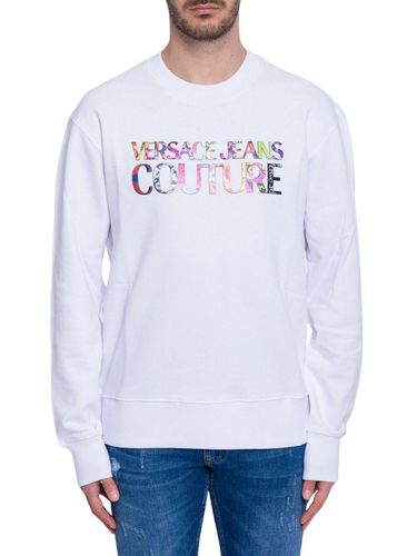 Logo-printed Crewneck Sweatshirt - Versace Jeans Couture - Modalova