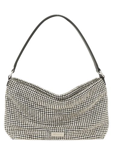 Silver Diamond Hobo Bag - self-portrait - Modalova