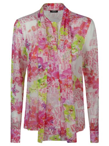 Versace Silk Printed Shirt - Versace - Modalova