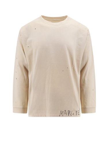 Logo Printed Long-sleeved T-shirt - Maison Margiela - Modalova