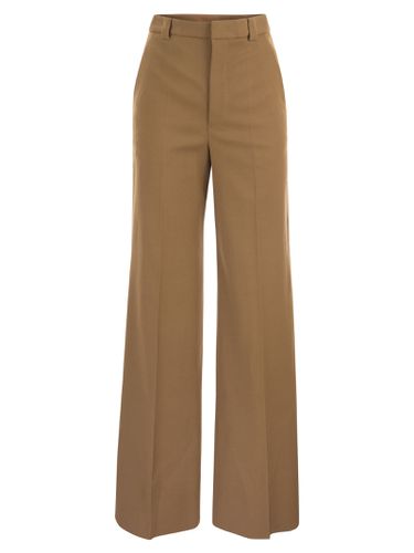 Wide Trousers In Viscose And Wool - RED Valentino - Modalova